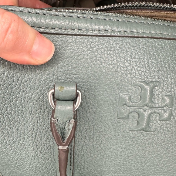 Tory Burch Green Leather Crossbody Bag - Picture 2 of 9